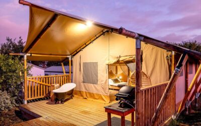 BIG4 Anglesea - Glamping Safari tent outside